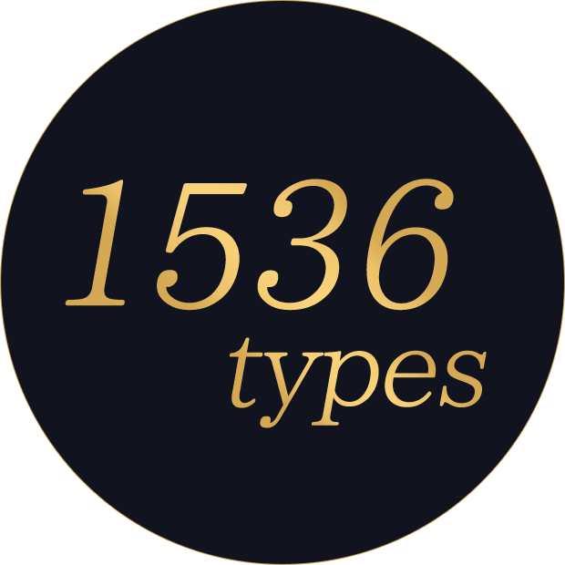 1536 types